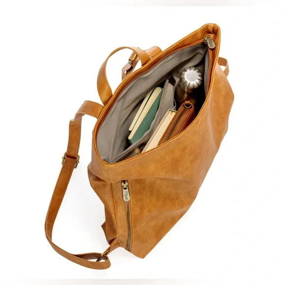 Nwot Thirty One high street Back pack cameral pebble - Picture 4 of 7